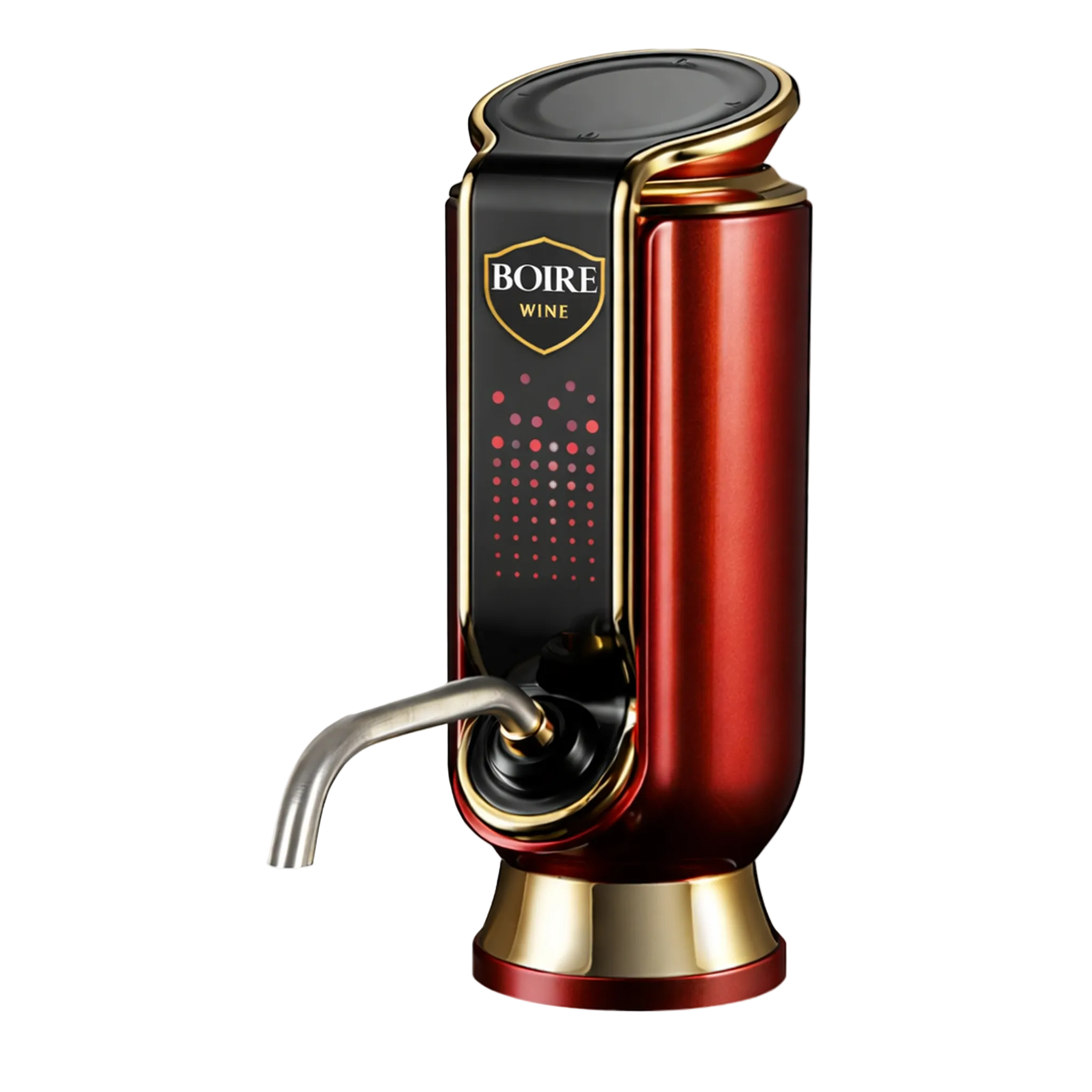 Boire Electric Wine Aerator, Dispenser & Vacuum Saver with LED Display